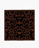 Seidenfoulard Sahara Scarf Gross Bembien in Espresso