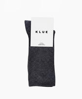 Socken Baumwolle Feine Streifen Klue in Anthrazit
