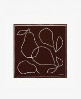 Seidenfoulard Pera Scarf Bembien in Chocolate