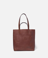 Ledertasche Tragetasche Klein Tote Bag Park in Dunkelbraun