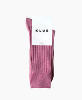 Socken Seide & Wolle Klue in Altrosa