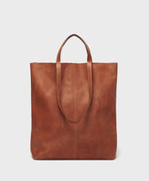 Ledertasche Schultertasche Tragetasche Tote Bag Park in Braun