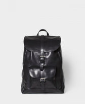 Lederrucksack Rucksack Park in Schwarz