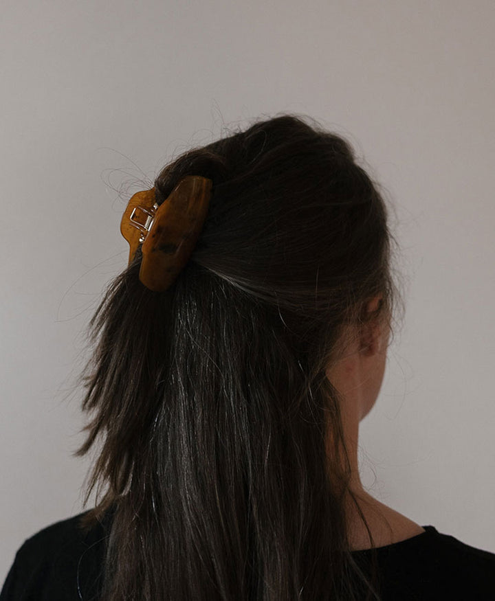 Haarklammer LIVA - Cognac Tortoise