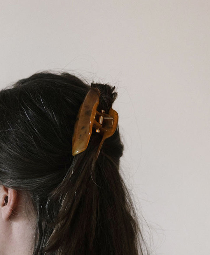 Haarklammer LIVA - Cognac Tortoise