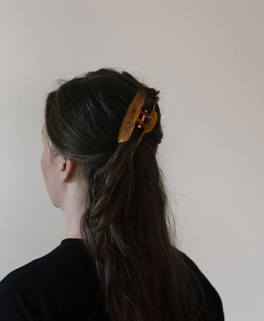 Haarklammer LIVA - Cognac Tortoise