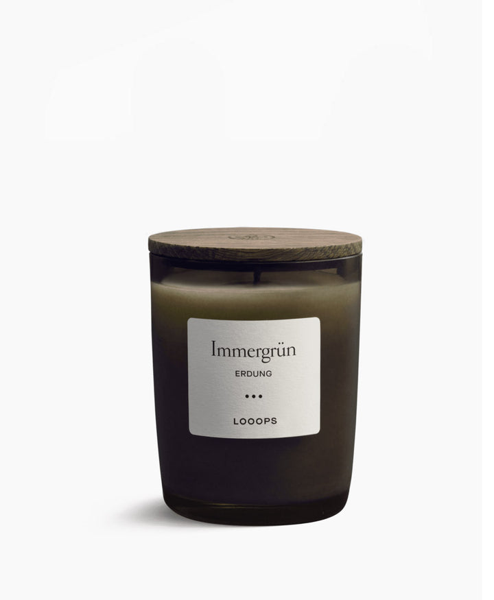 Duftkerze "Immergrün" - 100% natürlich - 75g
