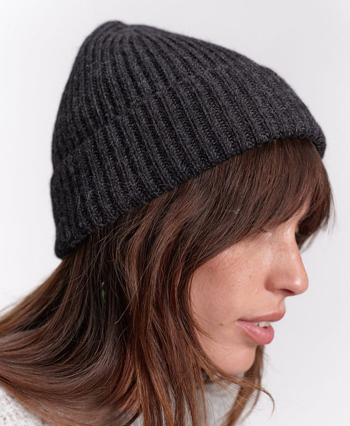 Strickmütze KARLA Beanie - Anthrazit