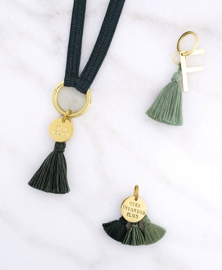 Schlüsselanhänger Tassel SHOUSHA - Aqua Green