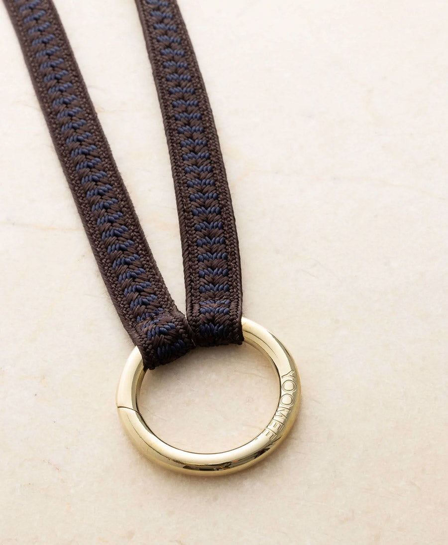 Schlüsselband vergoldeter Karabiner - Nightingale