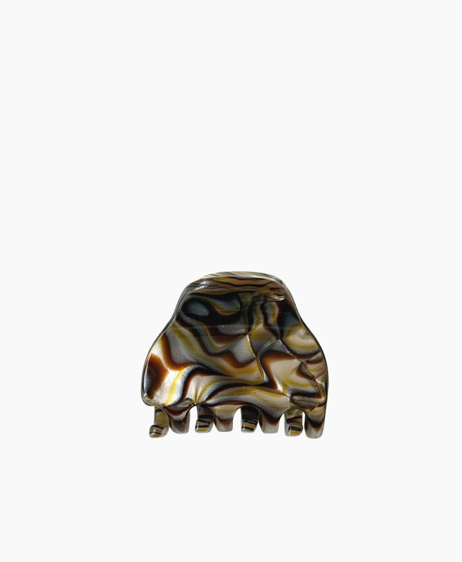 Haarklammer CHIARA (S) aus Acetat - Onyx