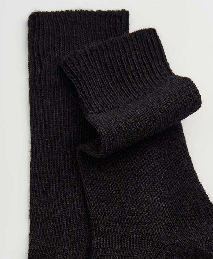 Alpaka Socken - Schwarz