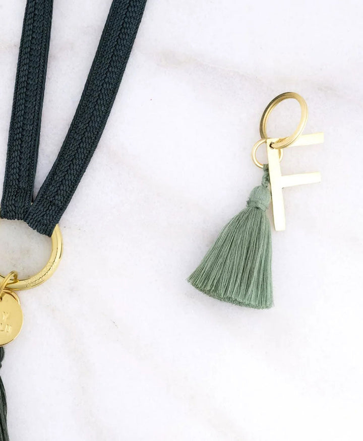 Schlüsselanhänger Tassel SHOUSHA - Aqua Green