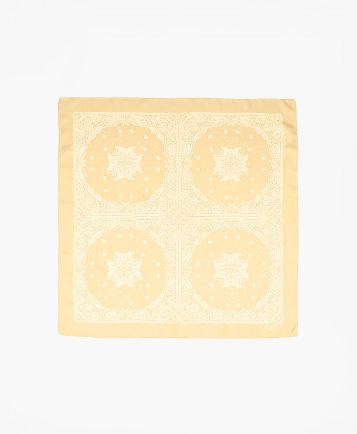 Seiden-Foulard "Minimal Bandana Silk Scarf" - Sun