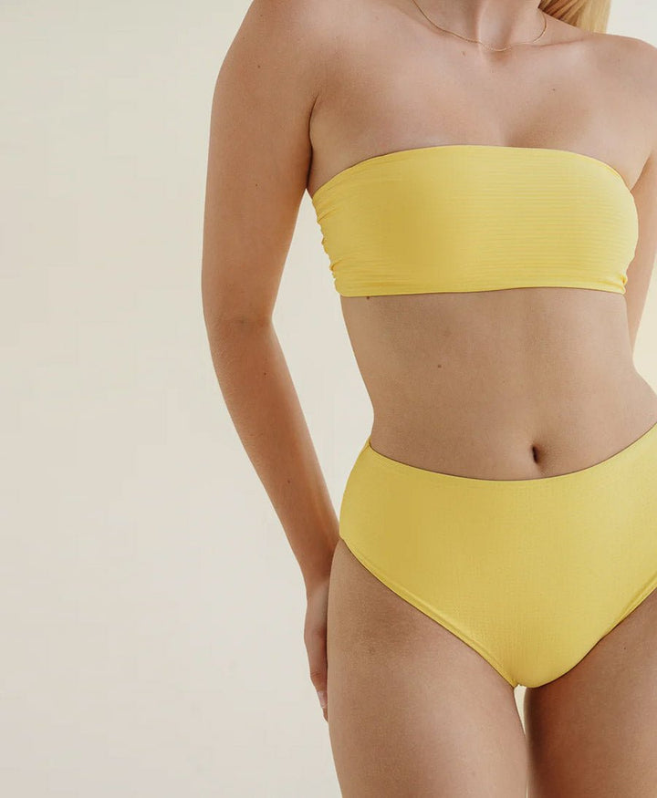 Bandeau Bikini - Oberteil YUNA Top - Gelb - PURA Clothing - clomes