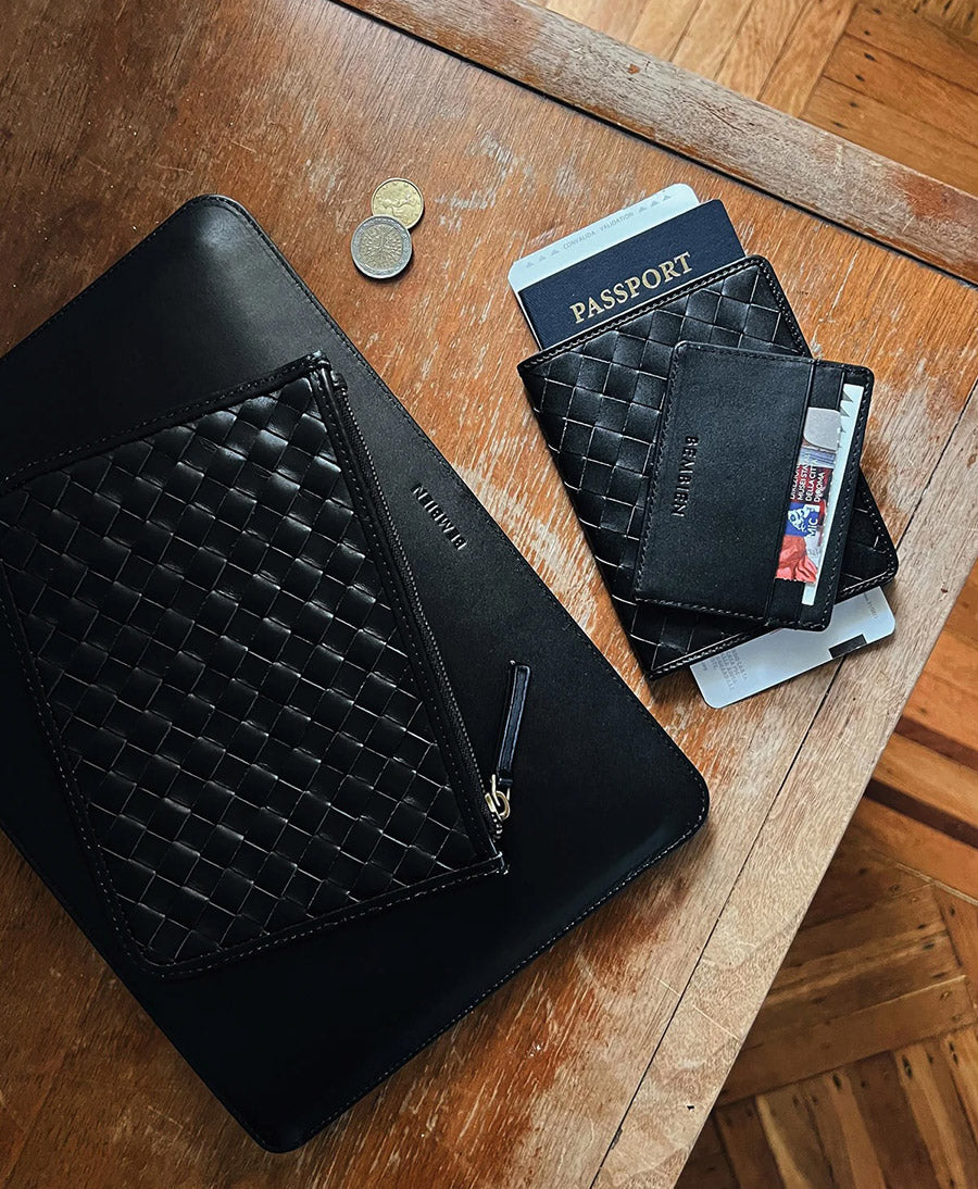 Kartenetui - Card Case "NICO" - Schwarz