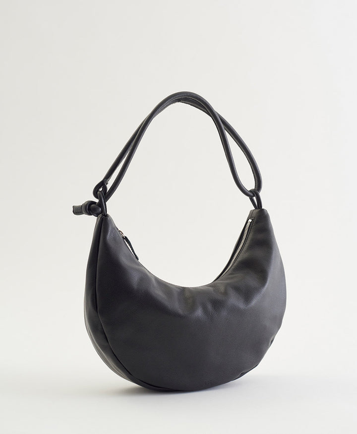 Schultertasche &amp; Umhängetasche LARGE BOW - Leder, schwarz