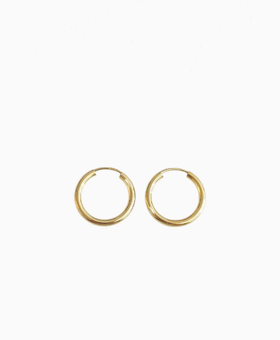 Breite Creolen 20mm - Vermeil - Clomes - clomes