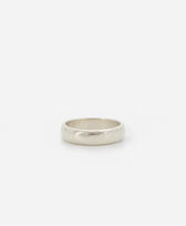 Breiter Fingerring LOU in Silber