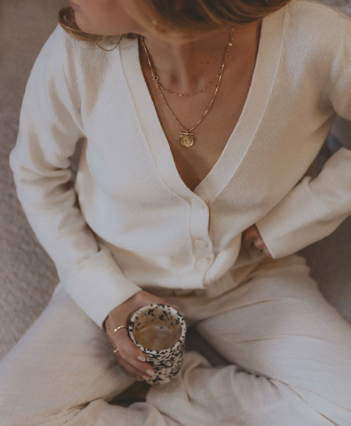 Strickcardigan - Nana - Ecru