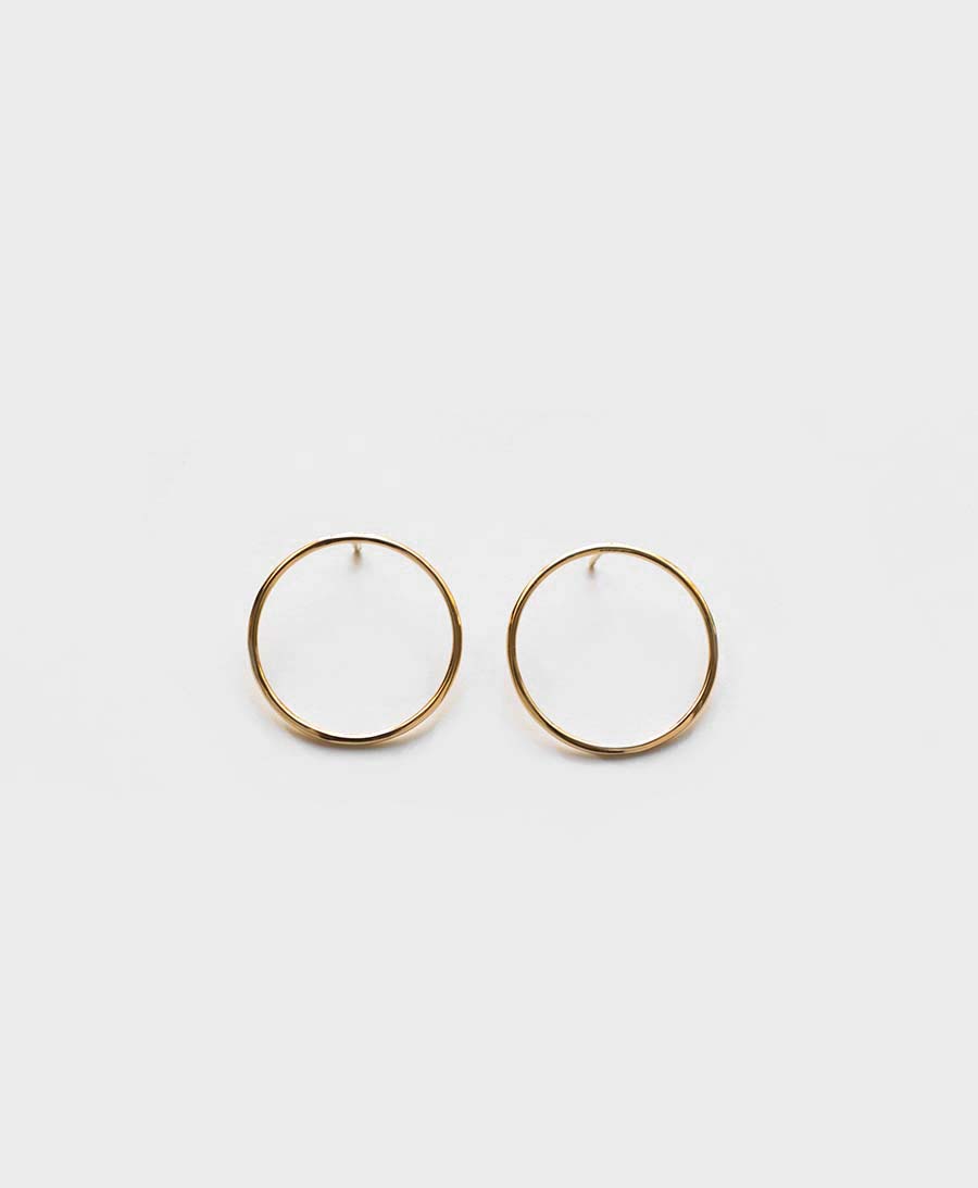 Circle Ohrstecker vergoldet - V Design Lab - clomes