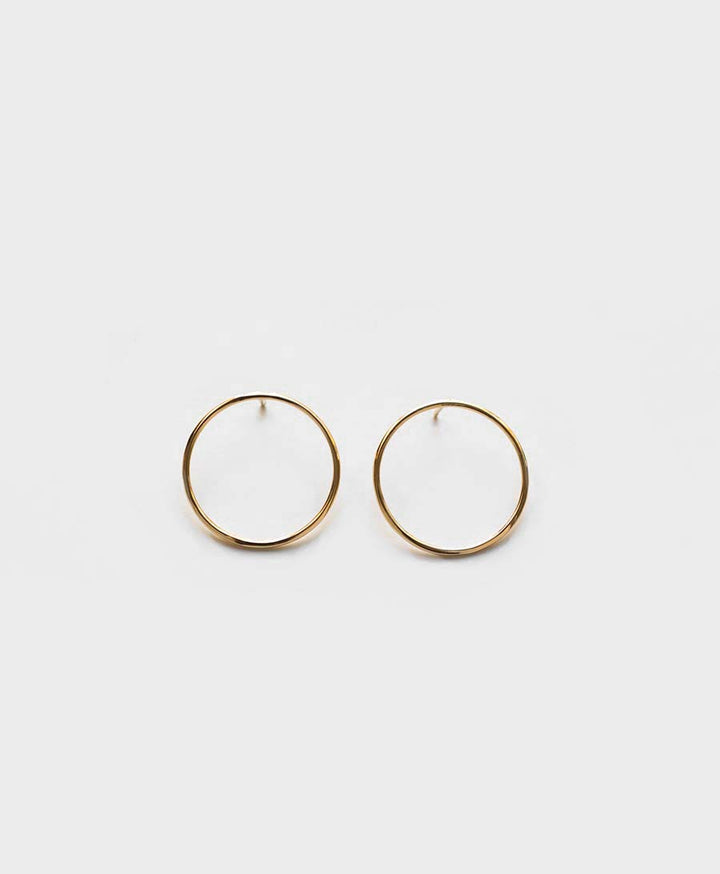 Circle Ohrstecker vergoldet - V Design Lab - clomes