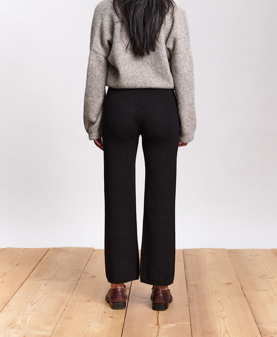 Strickhose Clio Pants - Schwarz