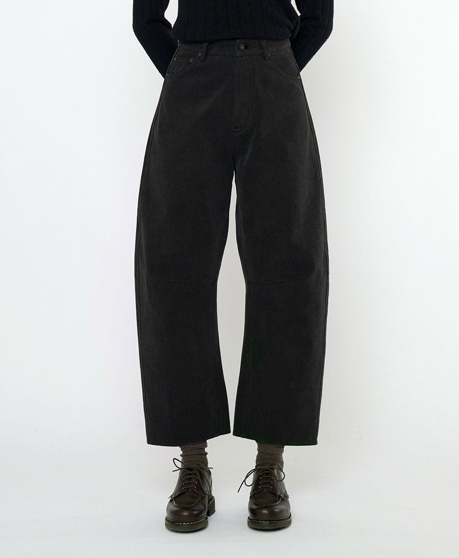 Stoffhose - Signature Curve Legged Work Trouser Brushed Edition - Schwarz