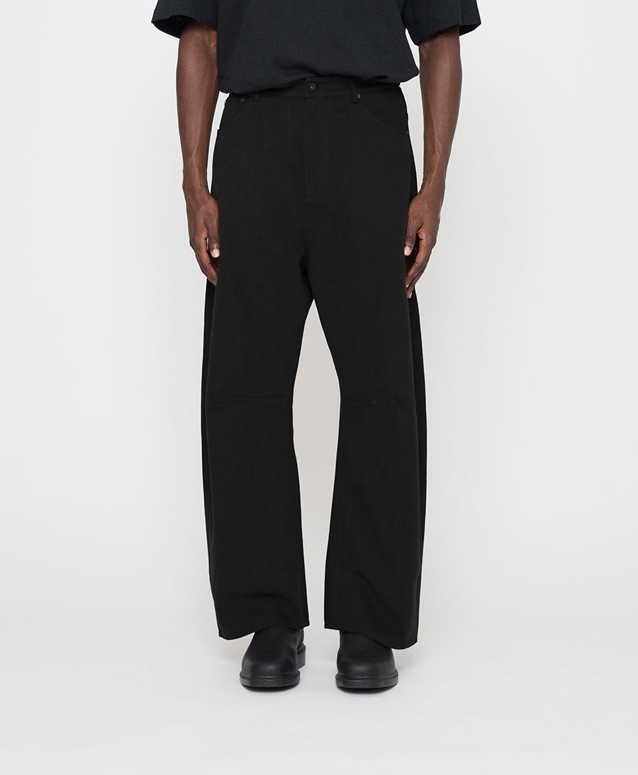 Stoffhose - Signature Curve Legged Work Trouser Brushed Edition - Schwarz
