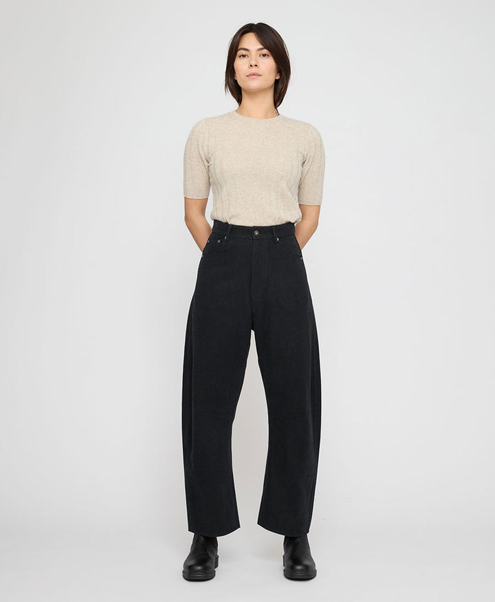 Stoffhose - Signature Curve Legged Work Trouser Brushed Edition - Schwarz