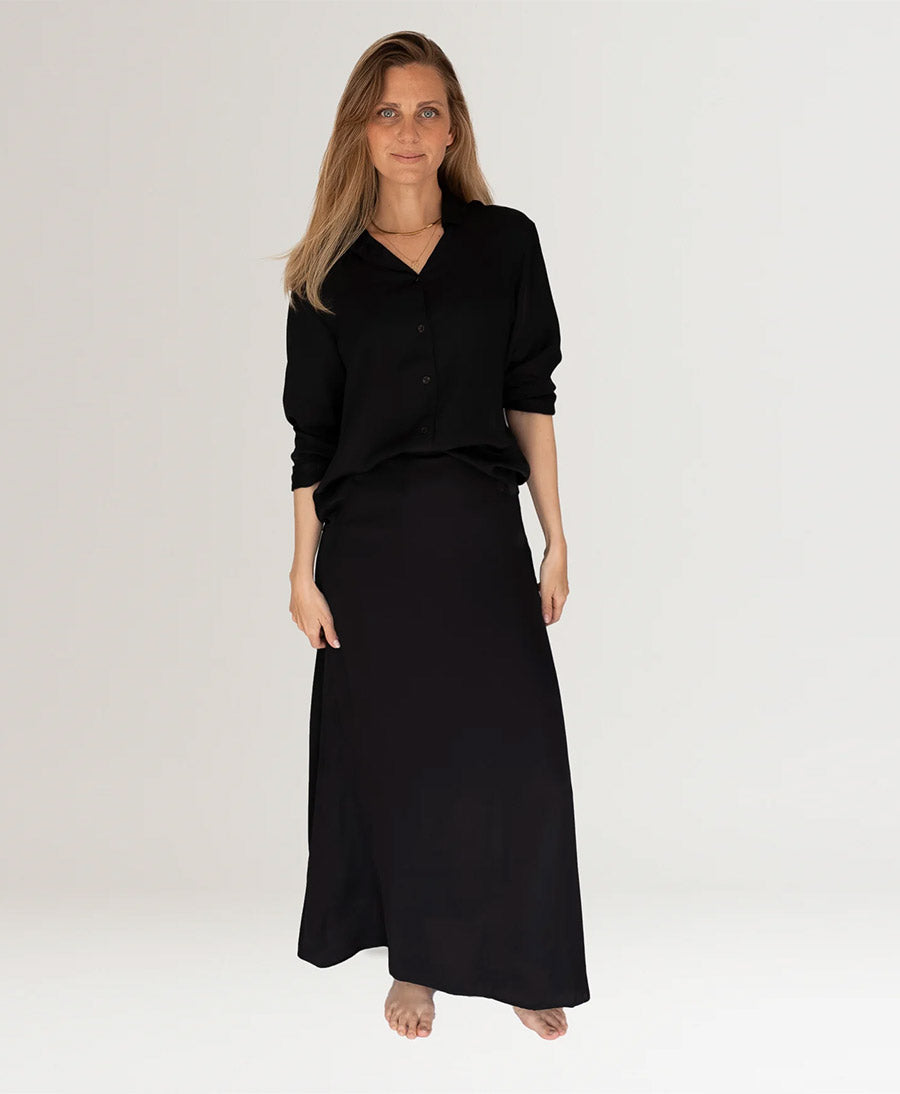 Jupe / Rock FLOWY SKIRT - Schwarz