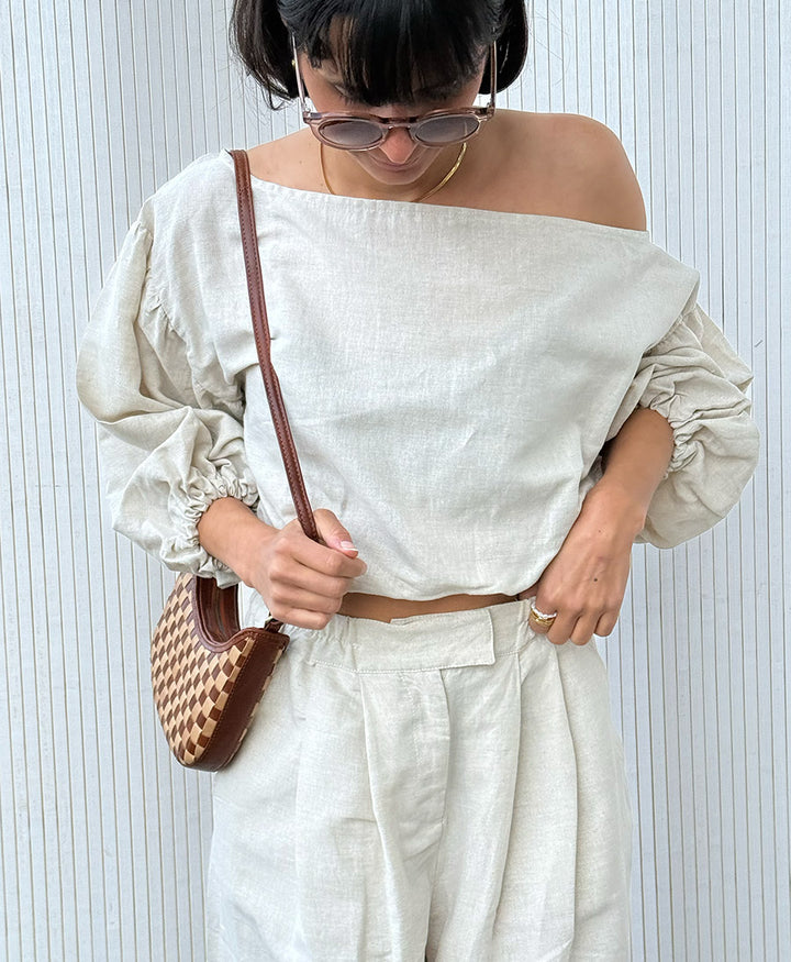 Bluse "Boho Blouse" - Natural
