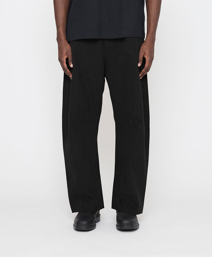 Stoffhose - Signature Curve Legged Work Trouser Brushed Edition - Schwarz