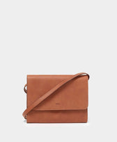 Ledertasche Cross Body Bag Park in Braun