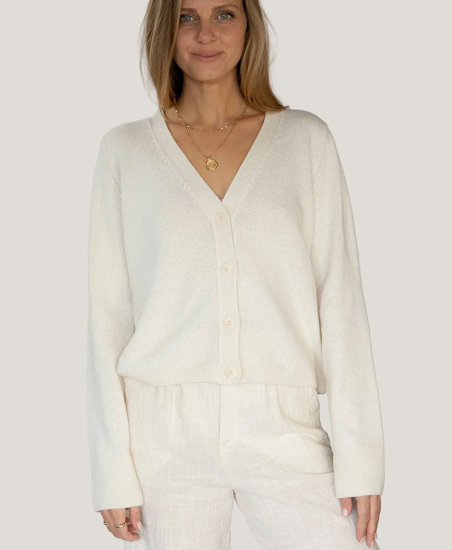 Strickcardigan - Nana - Ecru