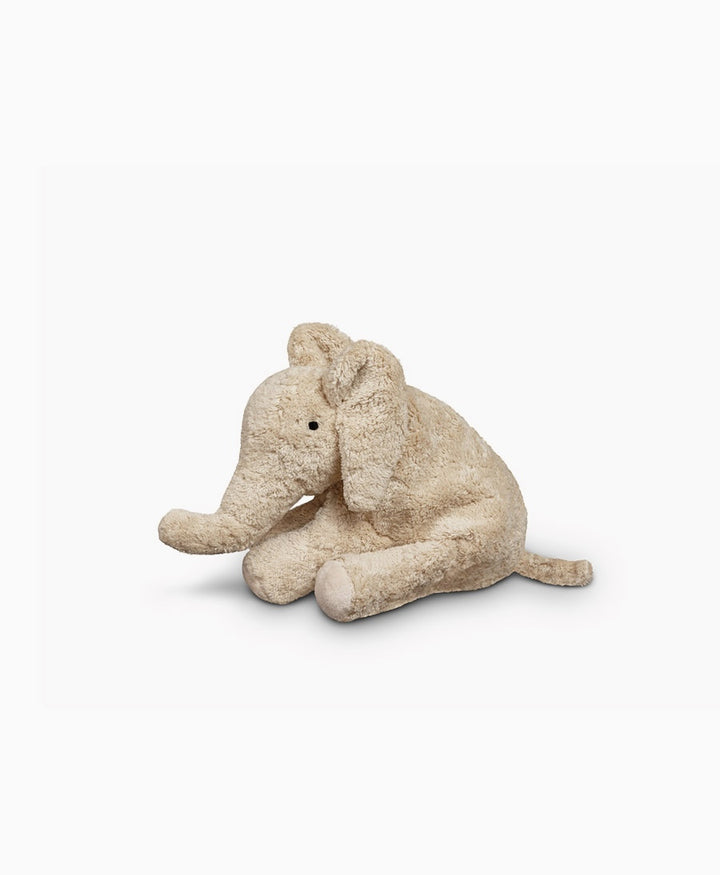 Elefant (klein) Kuscheltier &amp; Wärmekissen - Beige