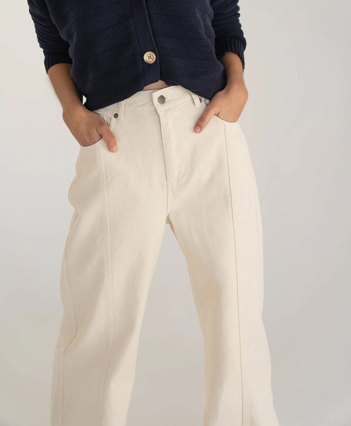 Helle Denim Hose Elsa - Weiss