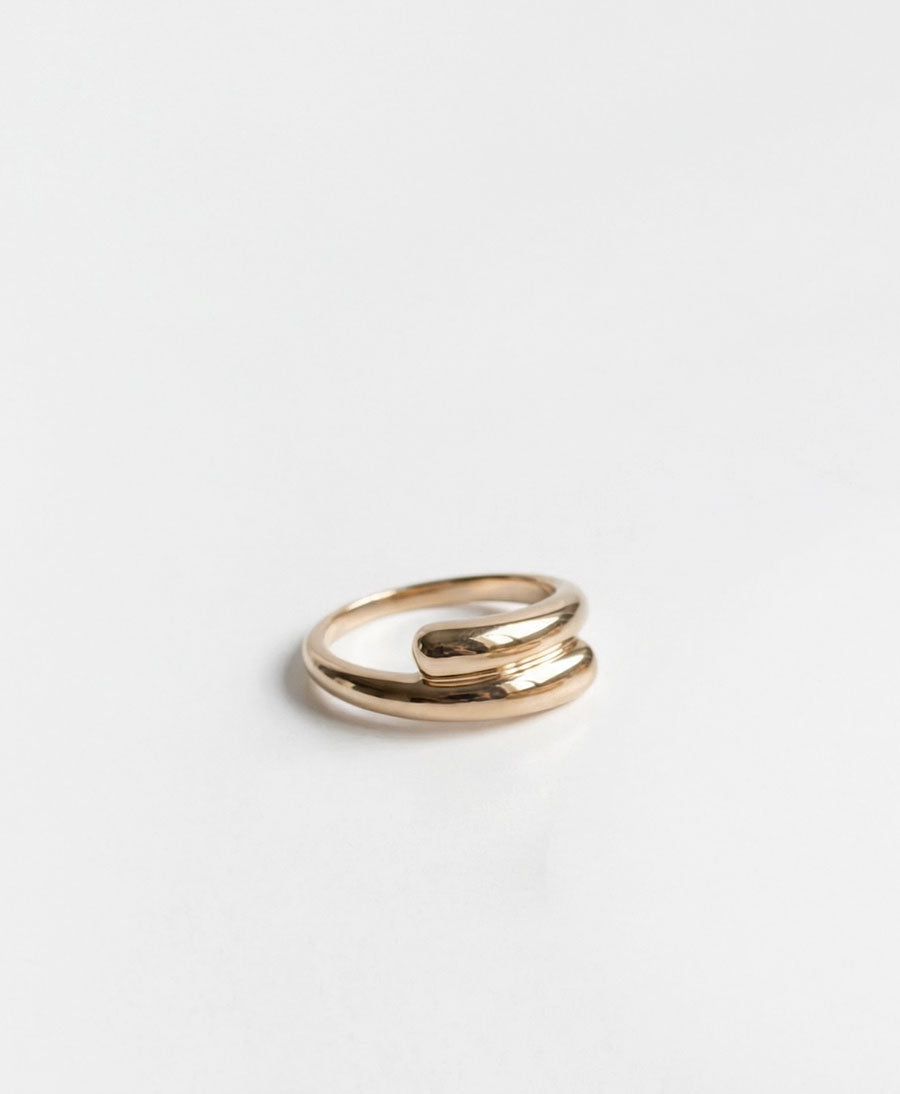 Fingerring JANA - Vergoldet