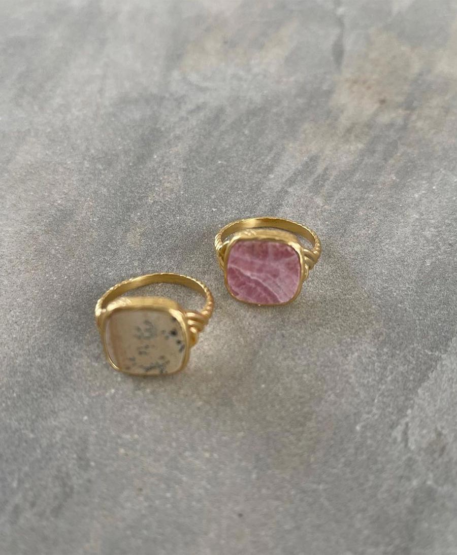 Fingerring - Delphine Deux Beige - MIMI ET TOI - clomes