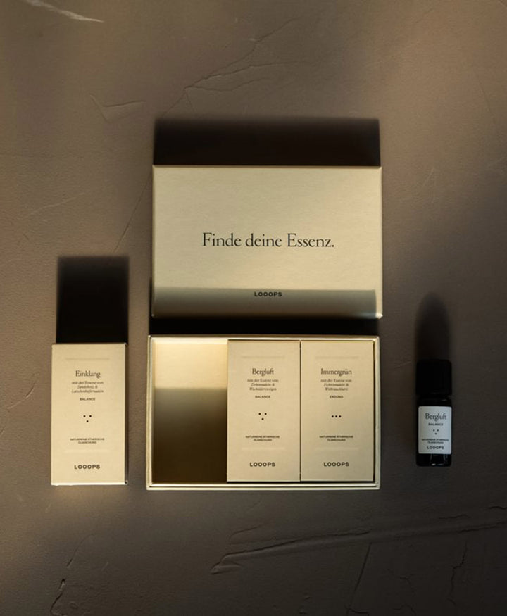 Geschenkbox "Klassiker" mit 3 ätherische Ölmischungen