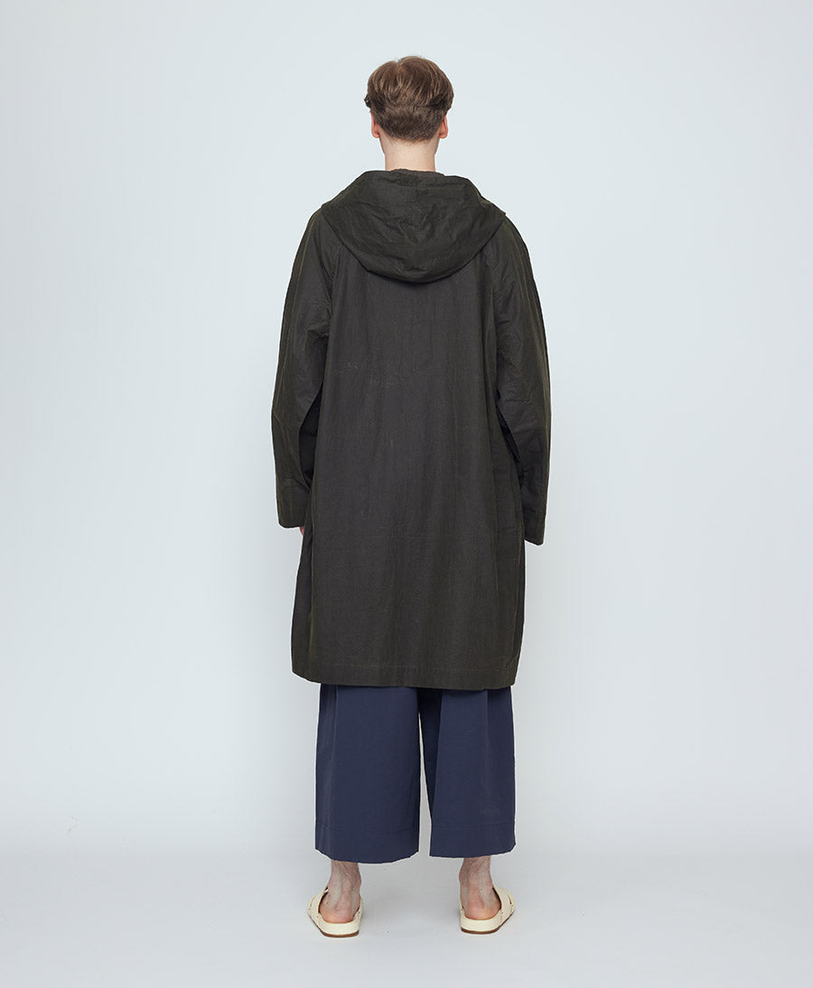 Jacke Forest Jacket aus gewachster Baumwolle - Deep Olive