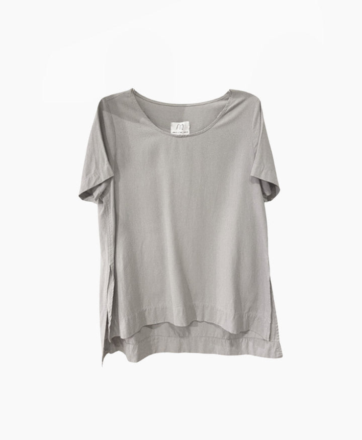 Graues Split Top aus Bourette - Secondhand - Jamie &amp; the Jones - clomes