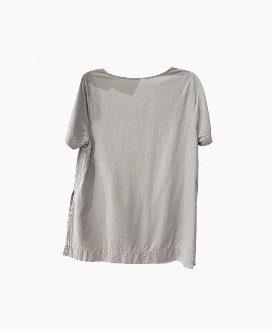 Graues Split Top aus Bourette - Secondhand - Jamie &amp; the Jones - clomes