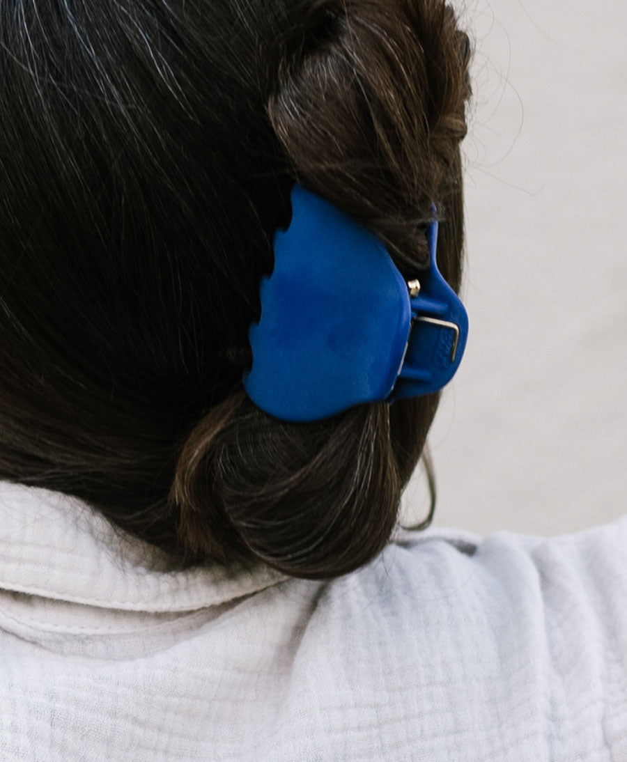 Haarklammer LIV - Mattes Royalblau