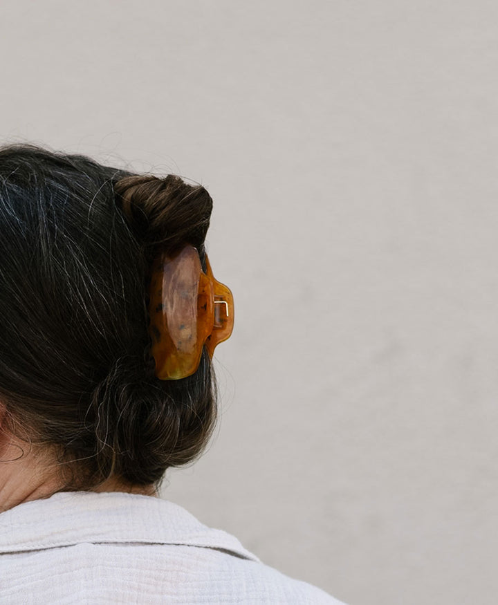 Haarklammer LIVA - Cognac Tortoise
