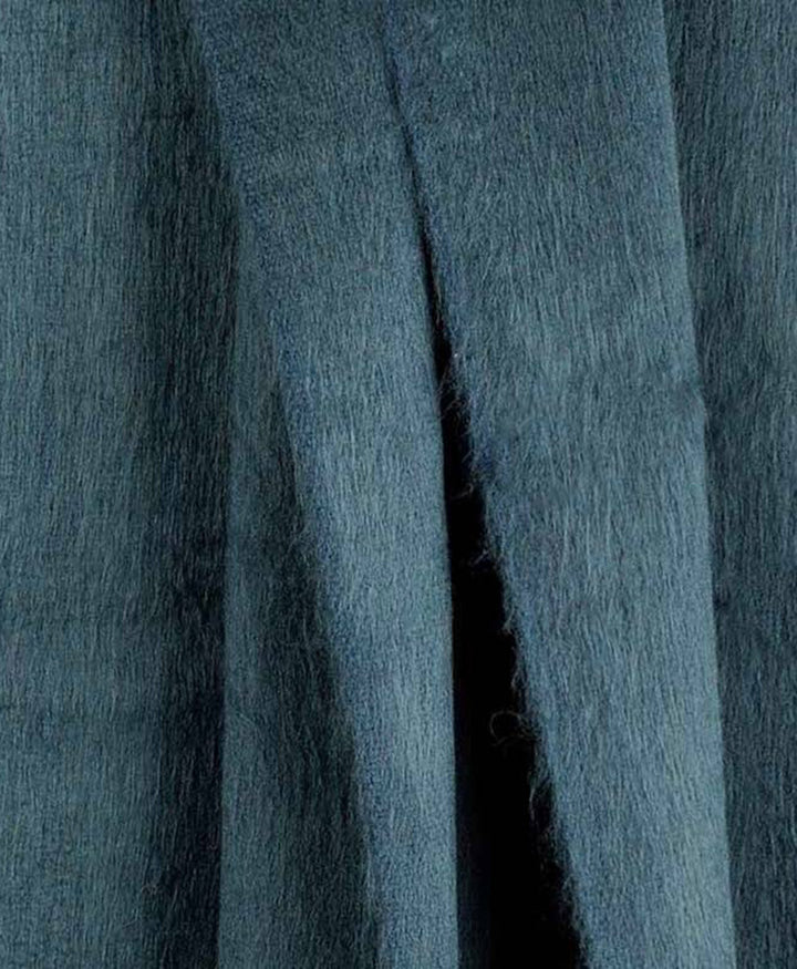 Halstuch Alpaka Schal - Solid Steel Blue