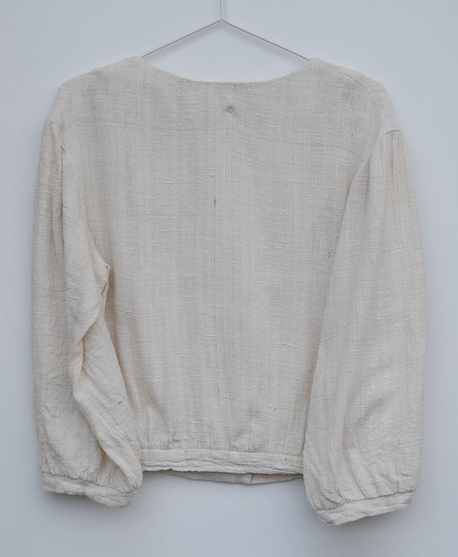 Handgewebte Seidenbluse SAHAY - Secondhand - JUNGLE FOLK - clomes