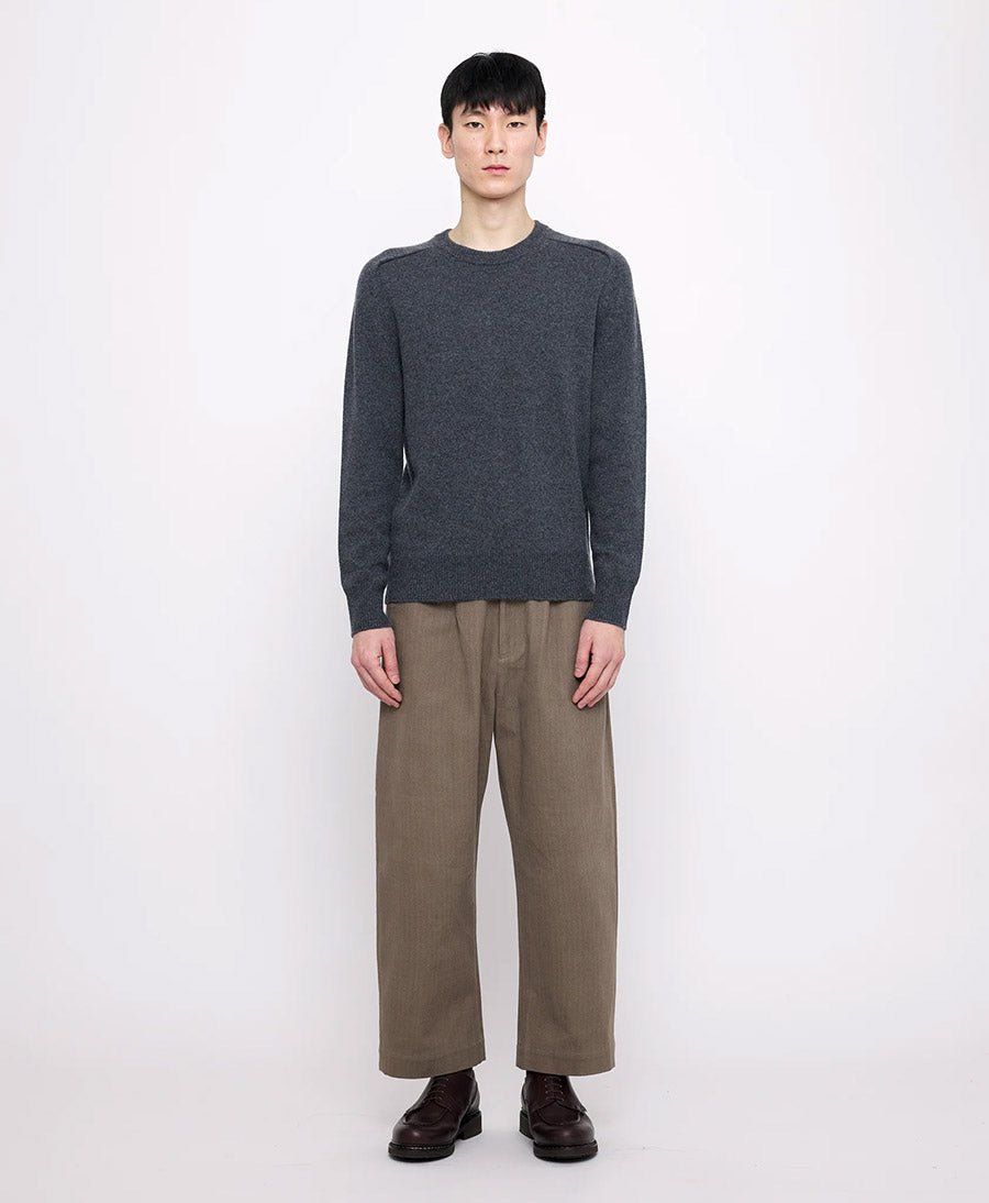 Stoffhose Signature Curved Leg Trouser - Umber - 7115 by Szeki - clomes