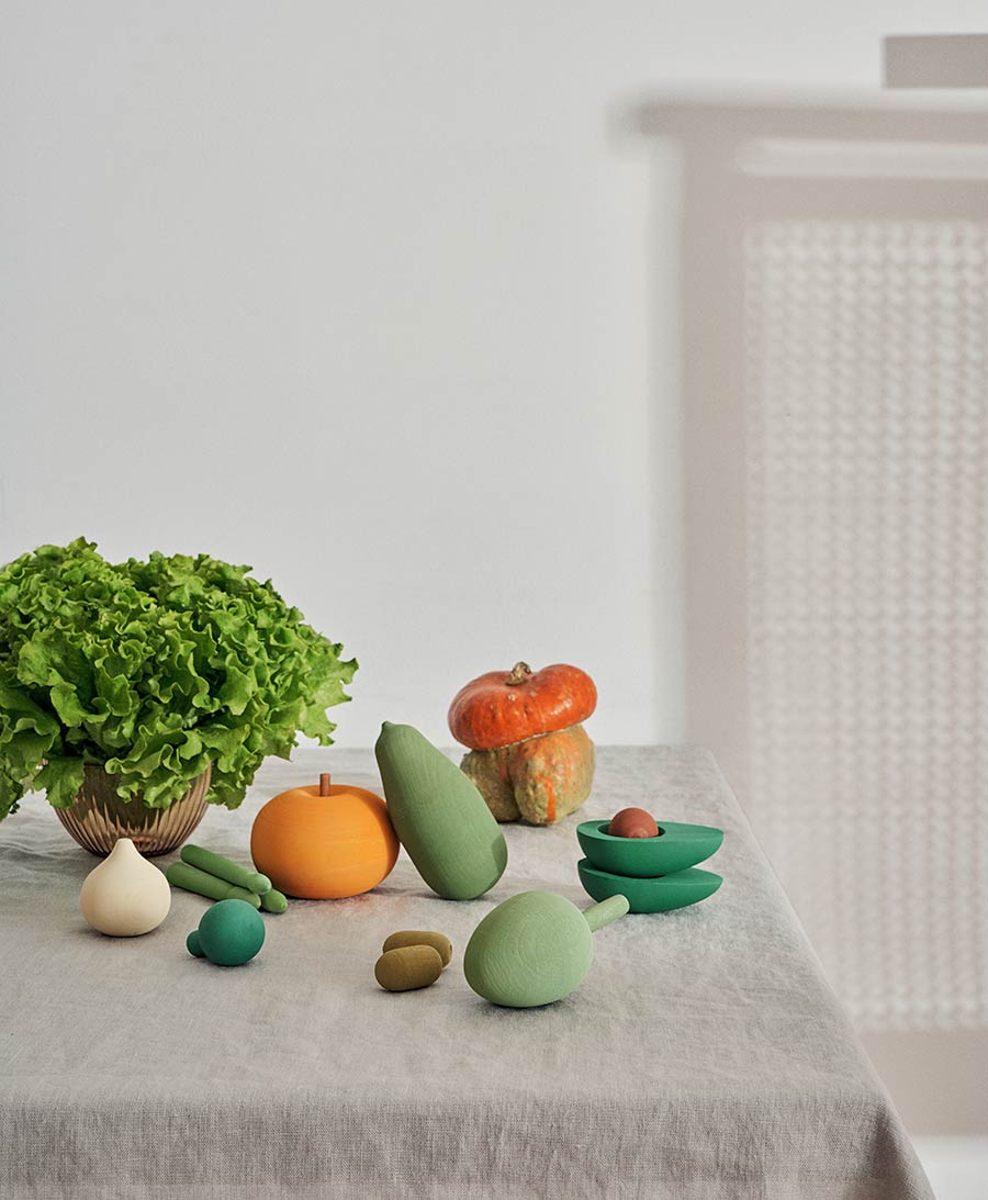 Holzspielzeug Gemüse "Veggies Vol 2" - Raduga Grez - clomes