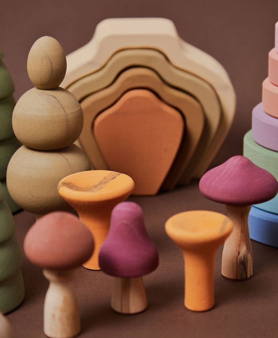 Holzspielzeug Pilze "Mushrooms" - Raduga Grez - clomes